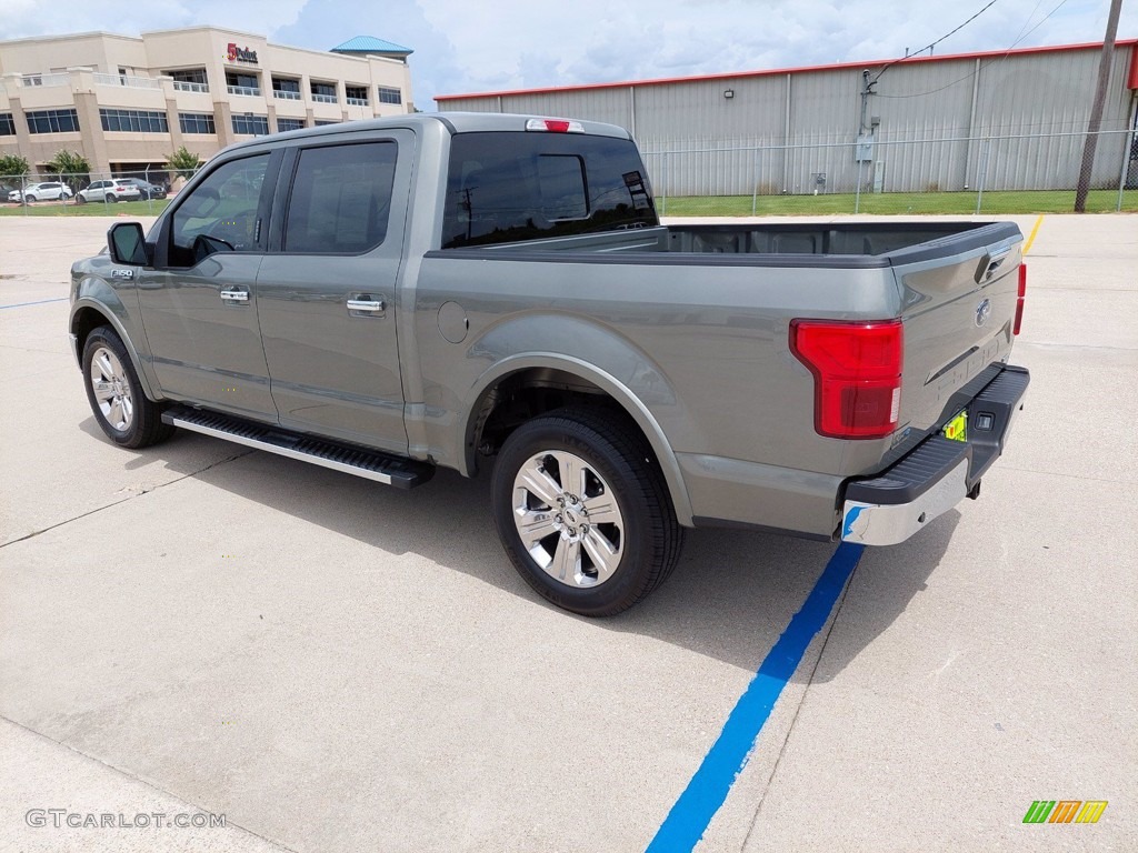 2020 F150 Lariat SuperCrew - Silver Spruce / Black photo #5