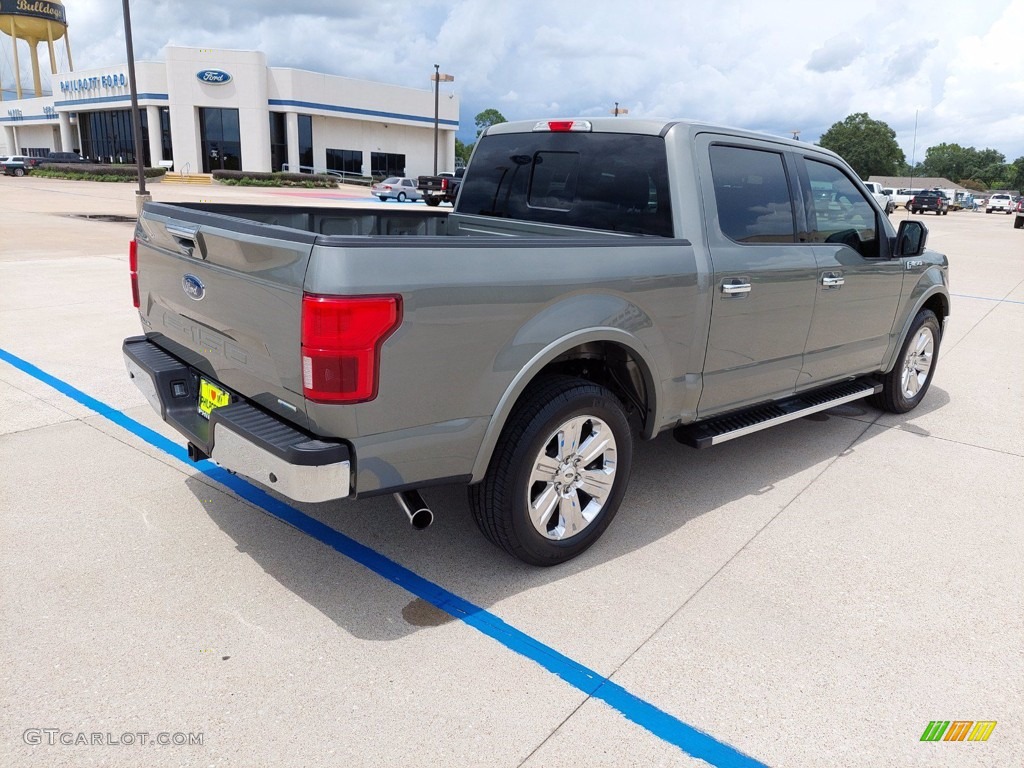 2020 F150 Lariat SuperCrew - Silver Spruce / Black photo #7