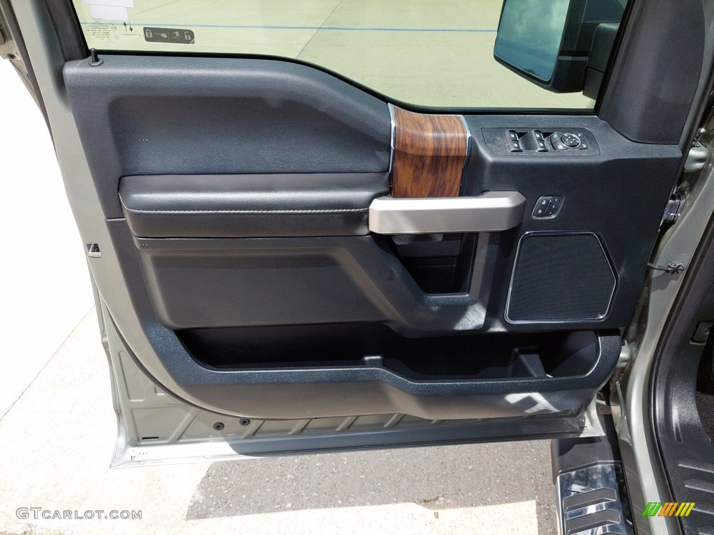 2020 F150 Lariat SuperCrew - Silver Spruce / Black photo #10
