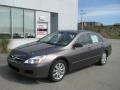 2007 Carbon Bronze Pearl Honda Accord EX-L V6 Sedan  photo #2