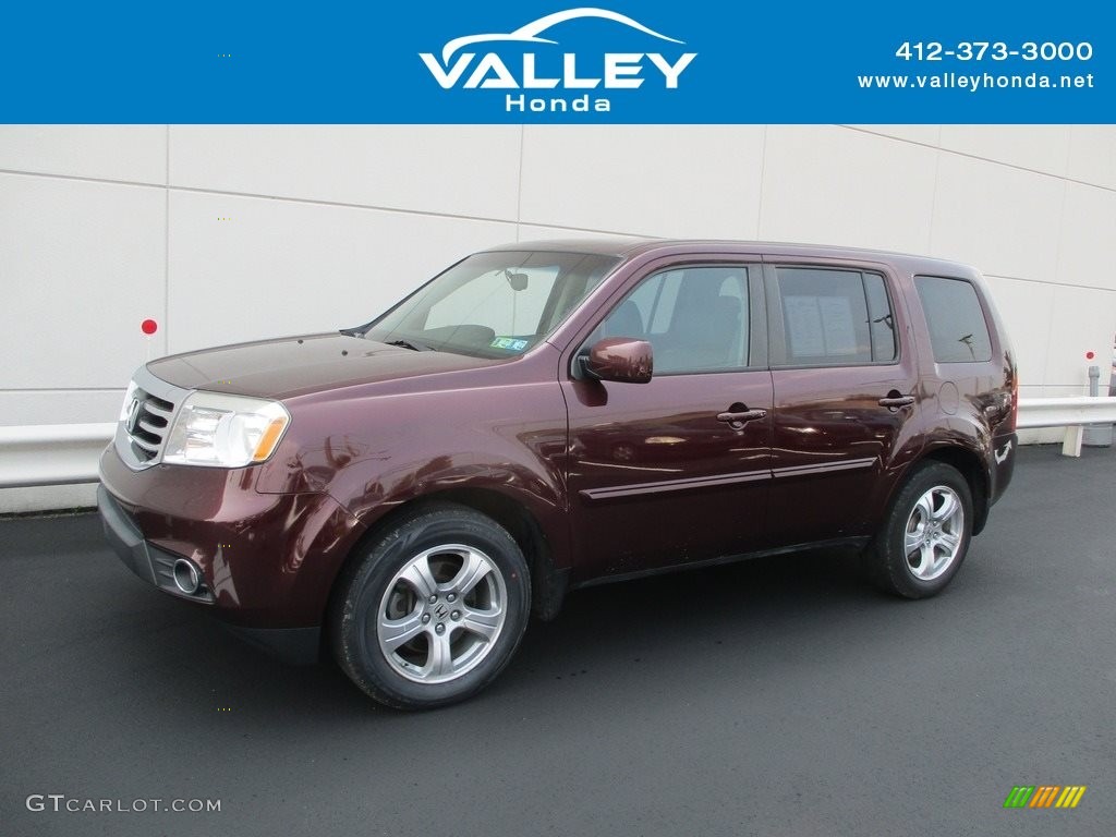 Dark Cherry Pearl Honda Pilot