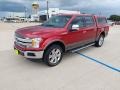 2019 Ruby Red Ford F150 Lariat SuperCrew 4x4  photo #3
