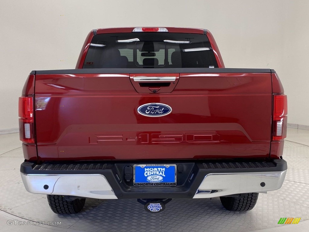 2019 F150 Lariat SuperCrew 4x4 - Ruby Red / Black photo #6