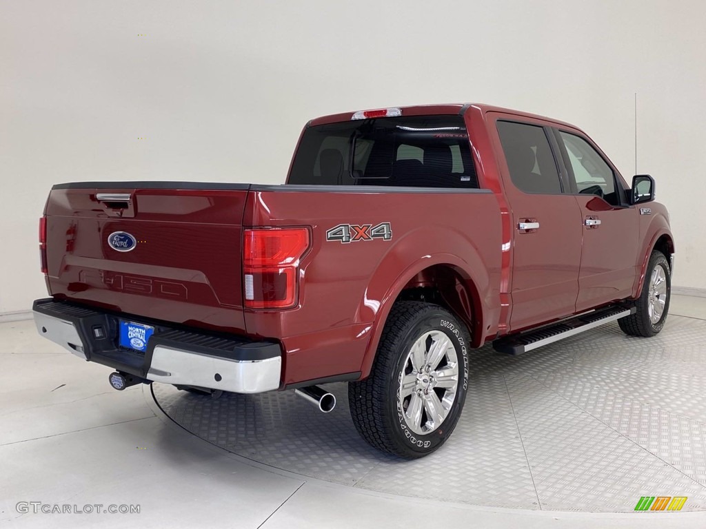 2019 F150 Lariat SuperCrew 4x4 - Ruby Red / Black photo #7