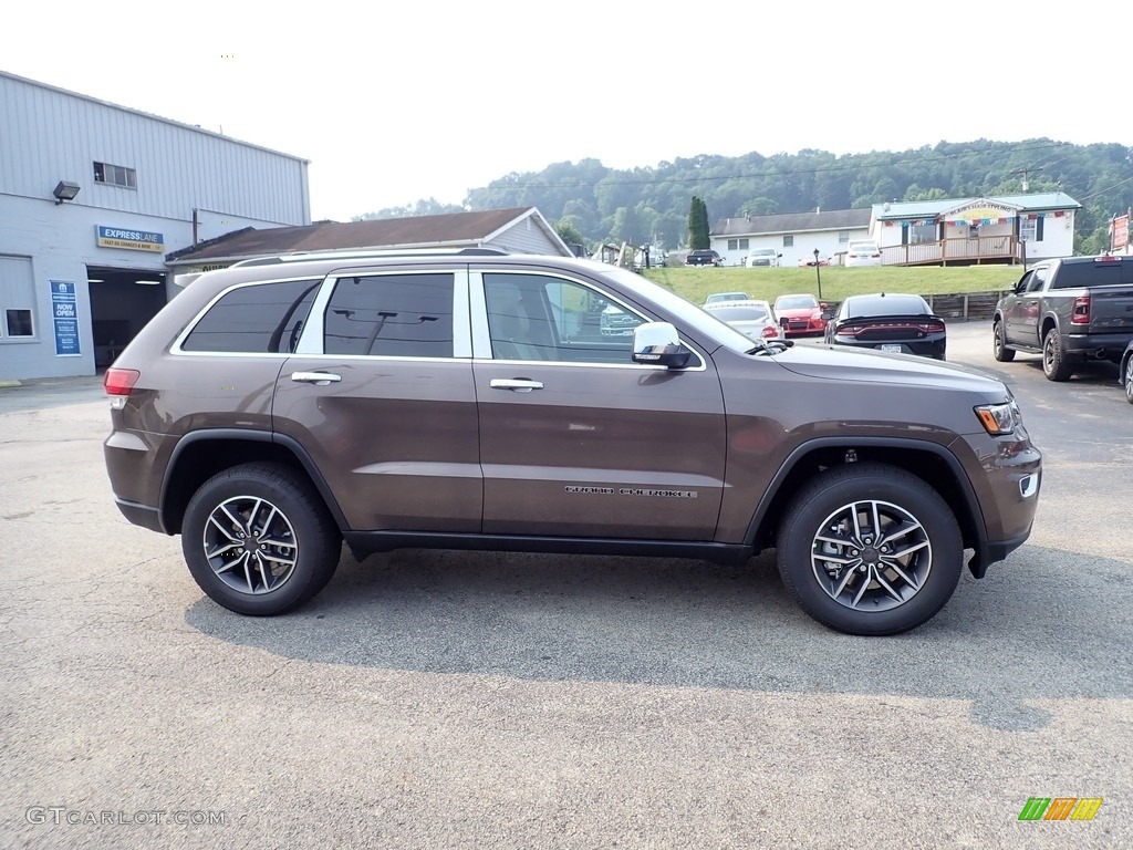 2021 Grand Cherokee Limited 4x4 - Walnut Brown Metallic / Light Frost Beige/Black photo #6