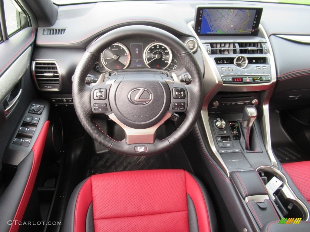 2021 Lexus NX 300 F Sport AWD Rioja Red Dashboard Photo #142497625