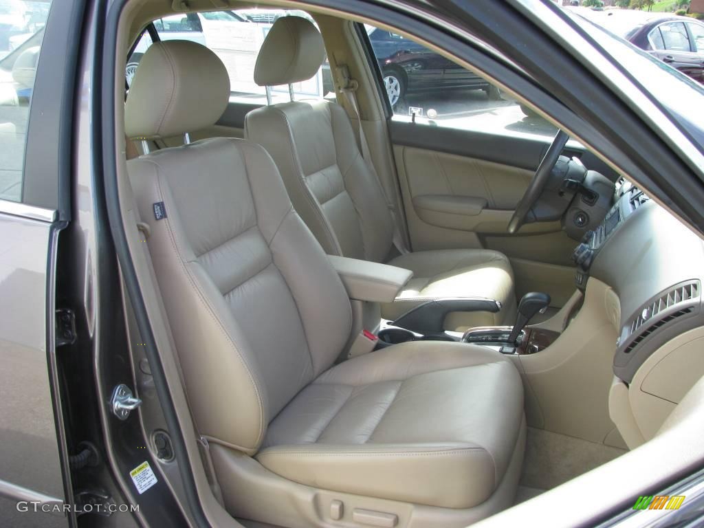2007 Accord EX-L V6 Sedan - Carbon Bronze Pearl / Ivory photo #12