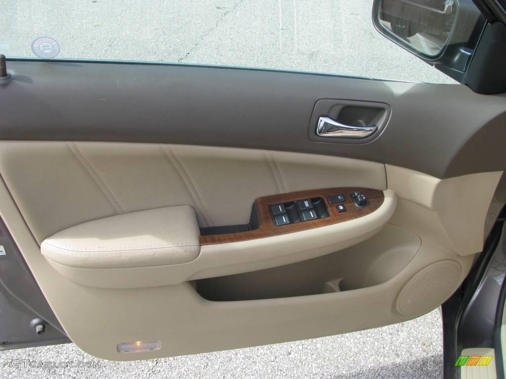 2007 Accord EX-L V6 Sedan - Carbon Bronze Pearl / Ivory photo #15