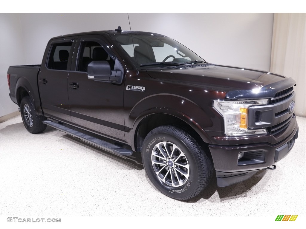 2020 F150 XLT SuperCrew 4x4 - Magma Red / Black photo #1