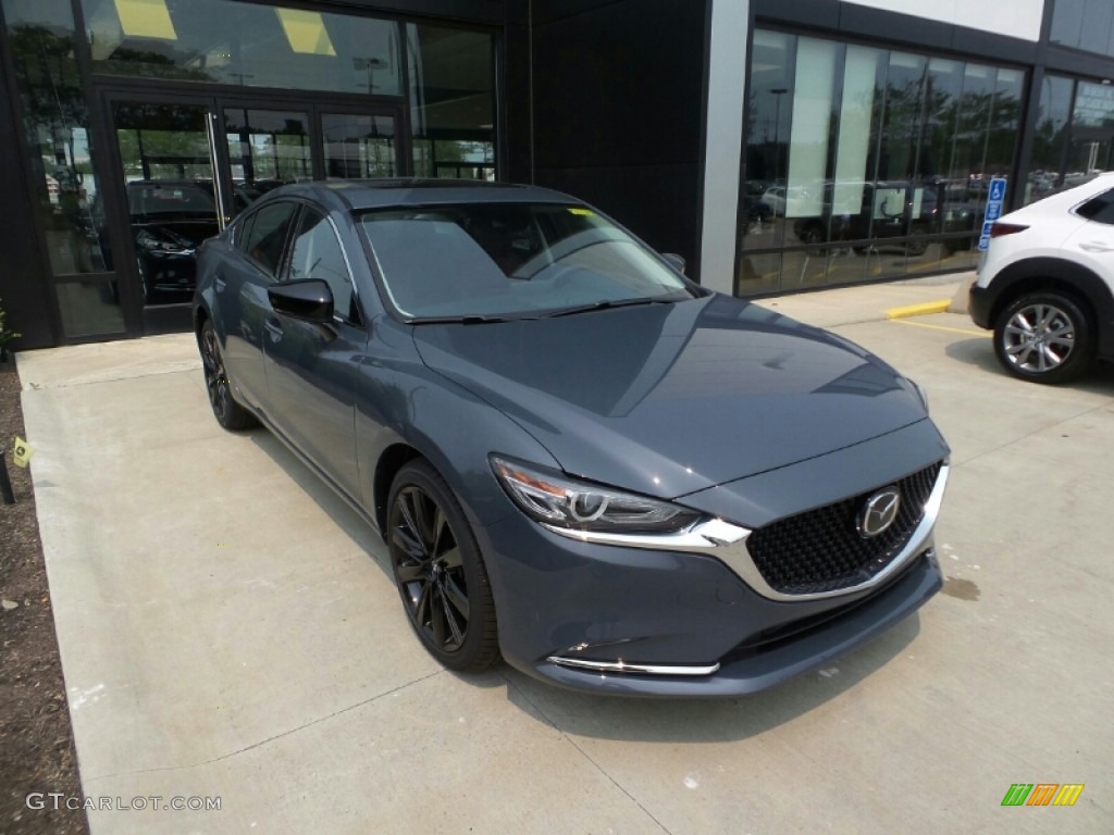 2021 Mazda6 Carbon Edition - Polymetal Gray / Red photo #1
