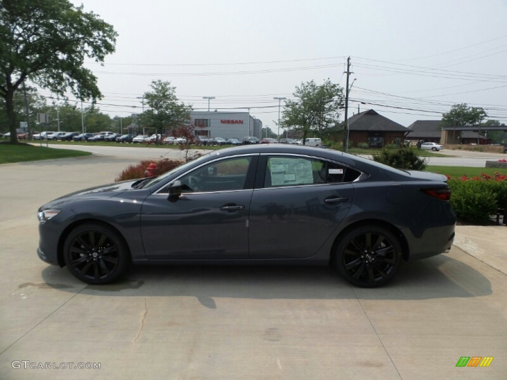 2021 Mazda6 Carbon Edition - Polymetal Gray / Red photo #6