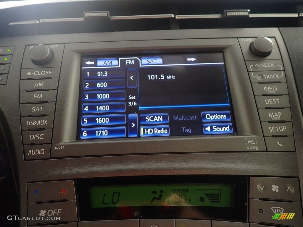 2014 Prius Four Hybrid - Winter Gray Metallic / Misty Gray photo #28