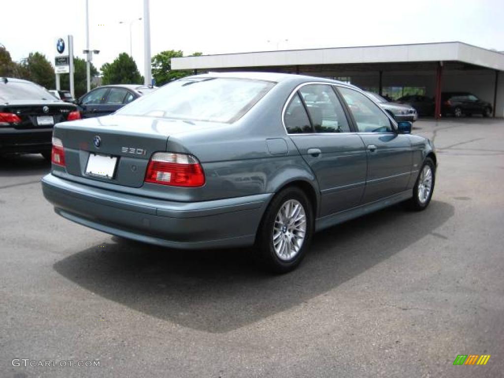 2001 5 Series 530i Sedan - Slate Green Metallic / Black photo #5