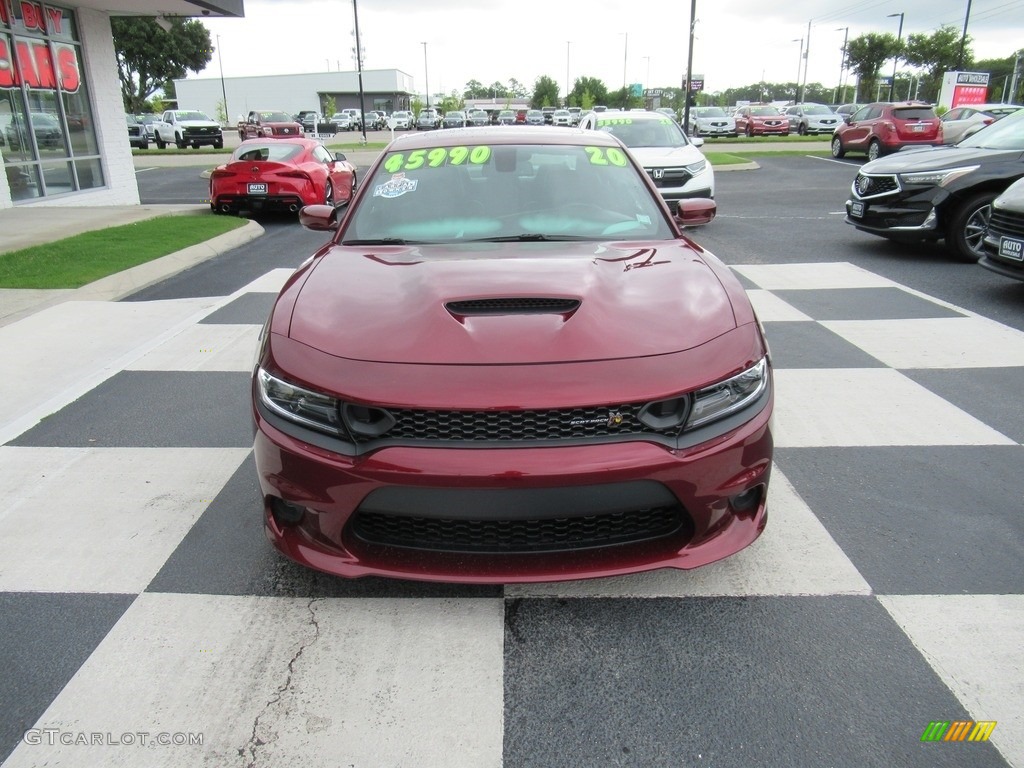 2020 Charger Scat Pack - Octane Red / Black photo #2