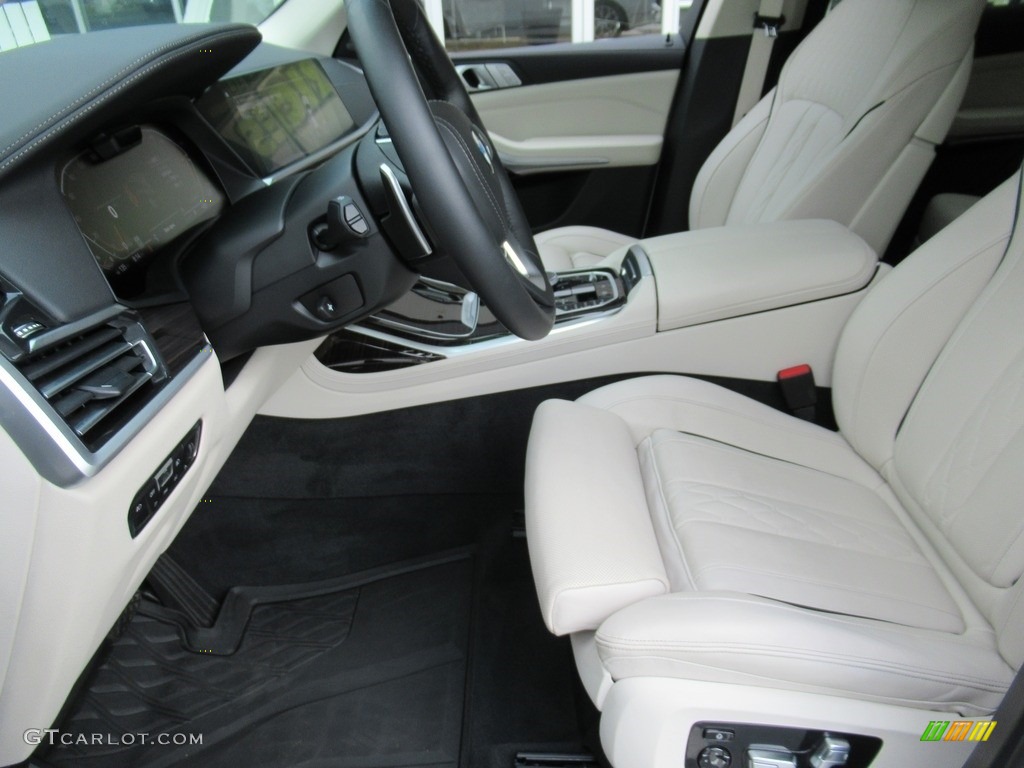 Ivory White Interior 2021 BMW X7 xDrive40i Photo #142502278