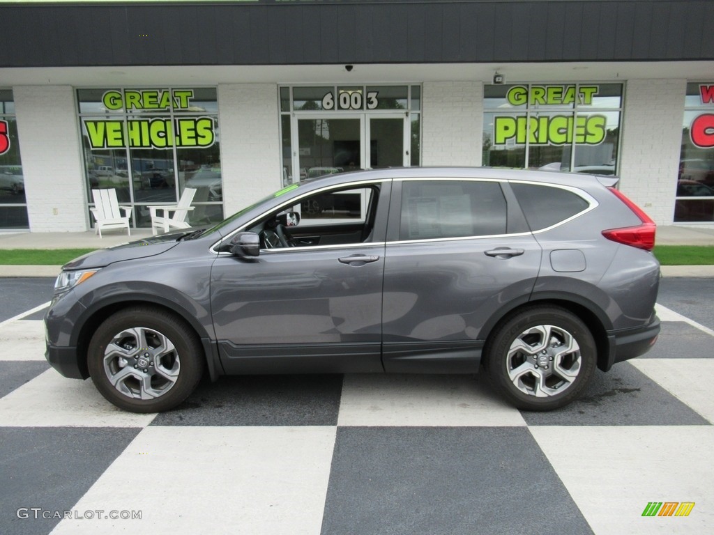 2018 CR-V EX - Modern Steel Metallic / Gray photo #1