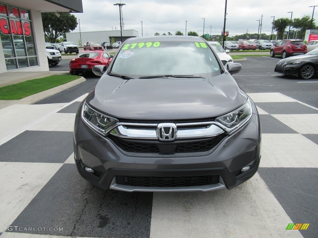 2018 CR-V EX - Modern Steel Metallic / Gray photo #2