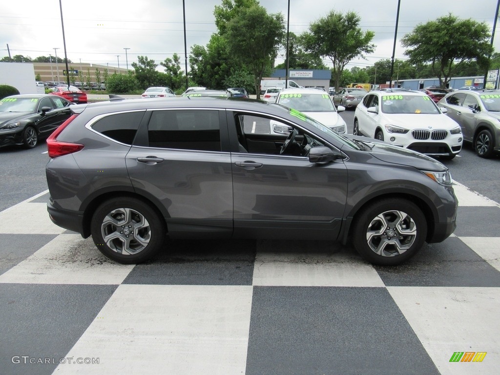 2018 CR-V EX - Modern Steel Metallic / Gray photo #3