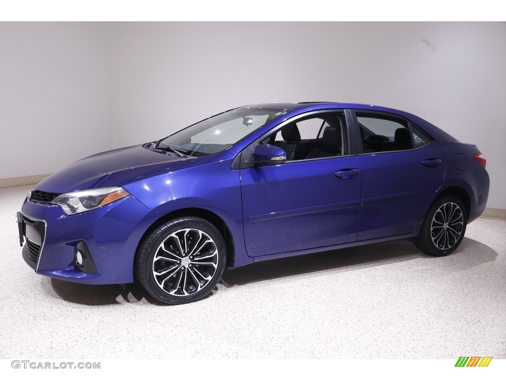 2016 Corolla S Plus - Blue Crush Metallic / Black photo #3