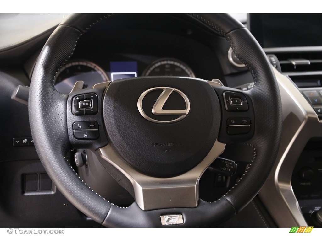 2015 Lexus NX 200t F Sport Black Steering Wheel Photo #142502991