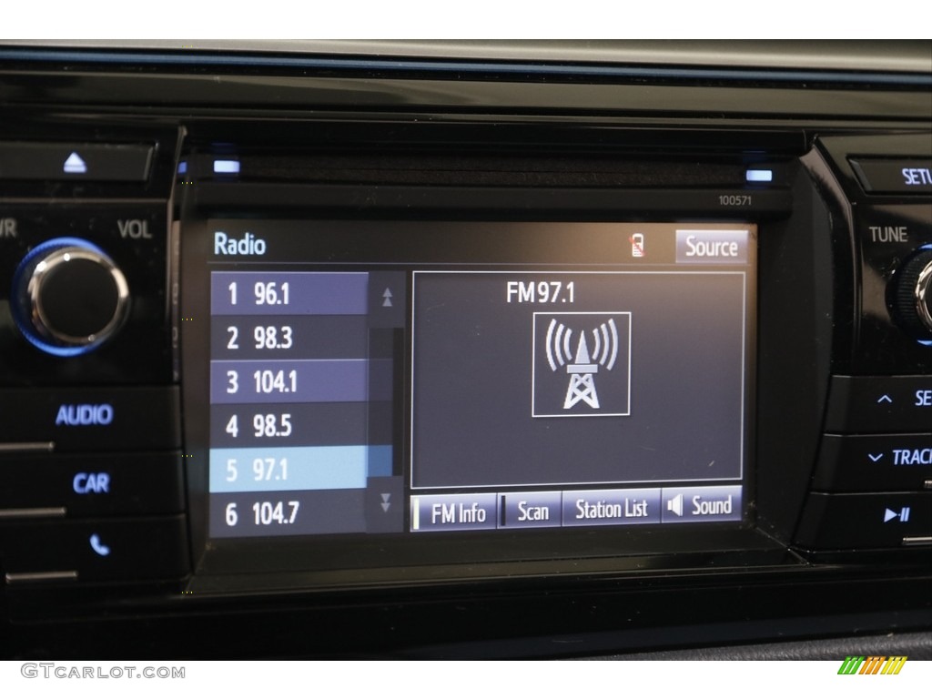 2016 Corolla S Plus - Blue Crush Metallic / Black photo #10
