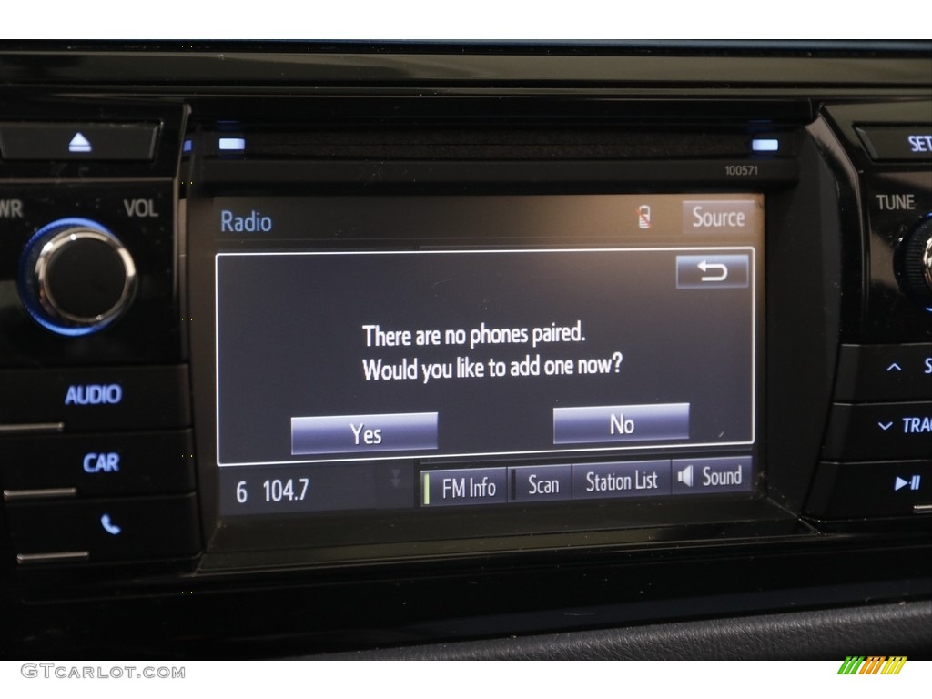 2016 Corolla S Plus - Blue Crush Metallic / Black photo #11