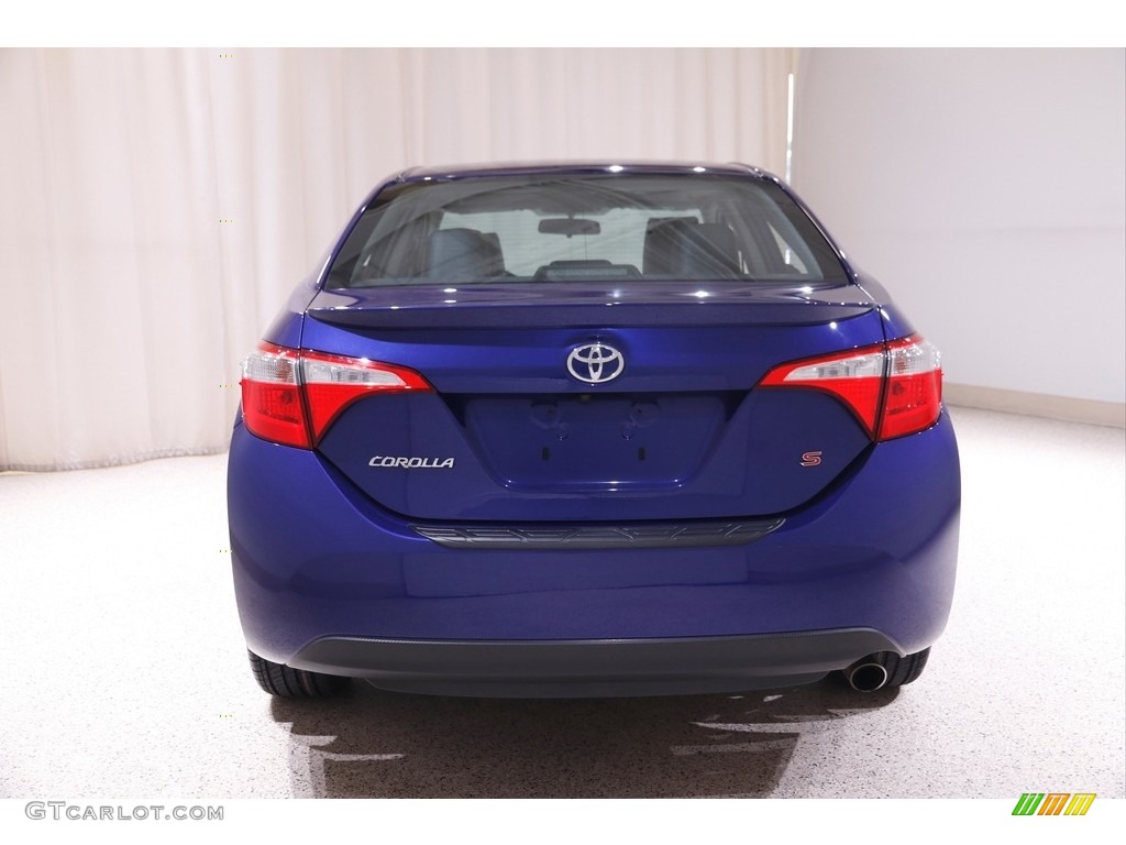 2016 Corolla S Plus - Blue Crush Metallic / Black photo #16