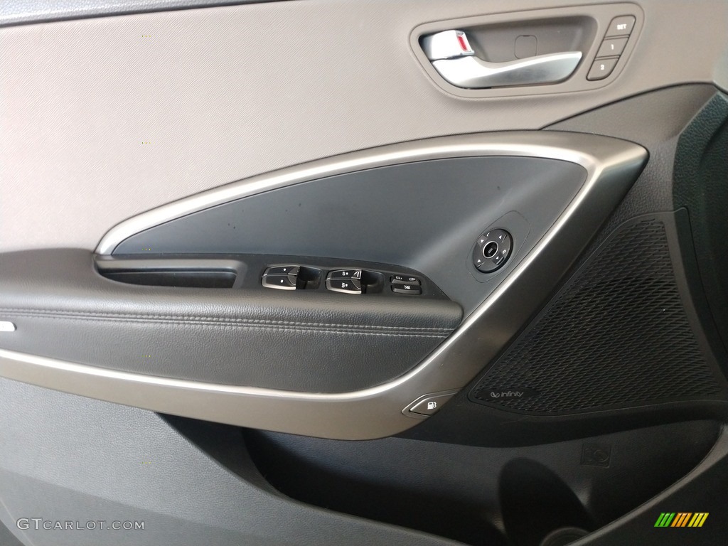 2018 Hyundai Santa Fe Sport 2.0T Ultimate AWD Gray Door Panel Photo #142503447
