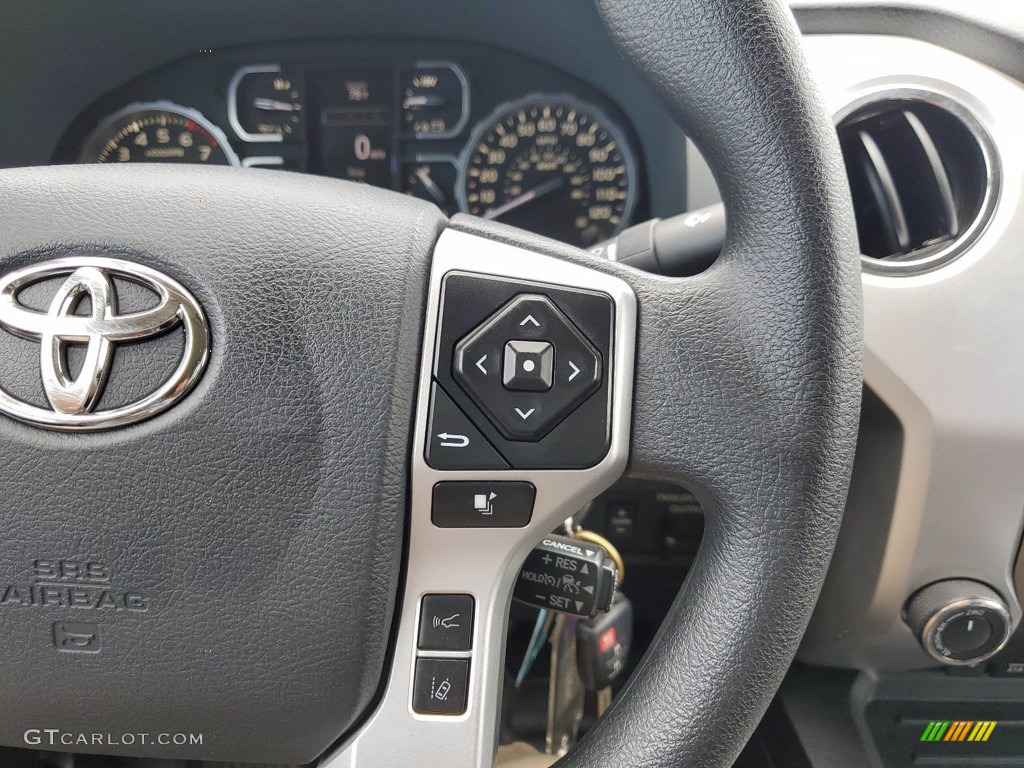2020 Tundra SR5 CrewMax 4x4 - Cement / Black photo #15