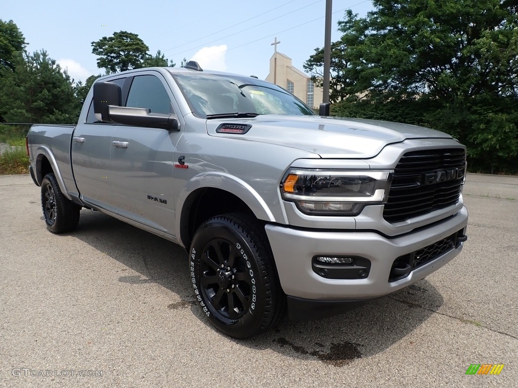 Billet Silver Metallic 2021 Ram 2500 Laramie Crew Cab 4x4 Exterior Photo #142505364