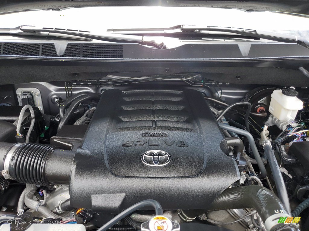2020 Tundra SR5 CrewMax 4x4 - Cement / Black photo #25
