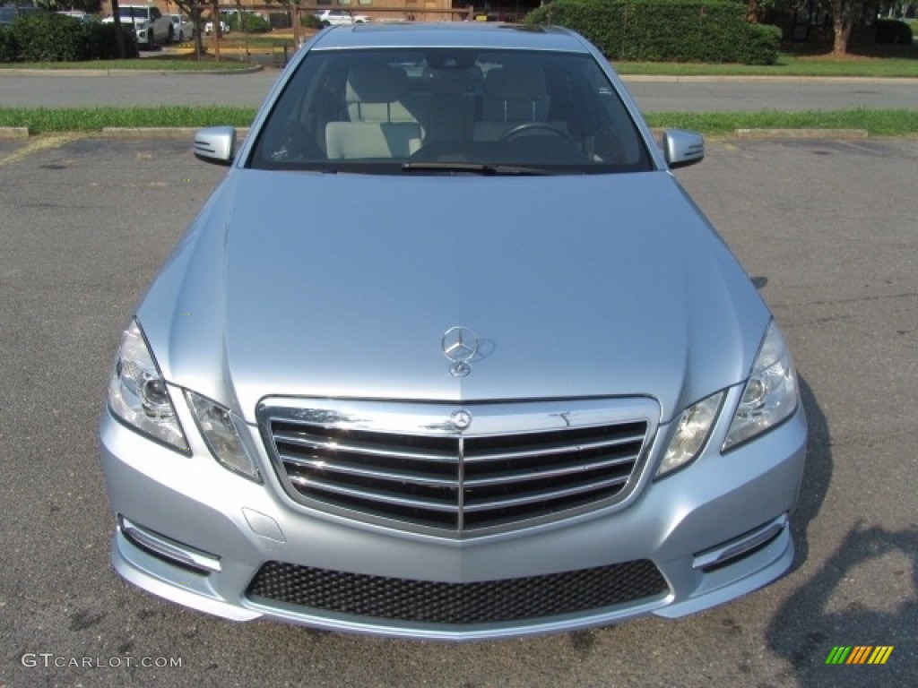 2013 E 350 Sedan - Diamond Silver Metallic / Ash/Dark Grey photo #5