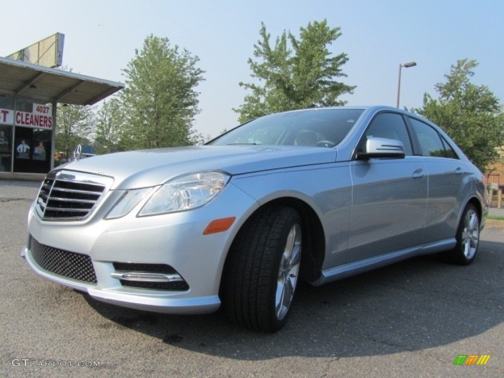 2013 E 350 Sedan - Diamond Silver Metallic / Ash/Dark Grey photo #6