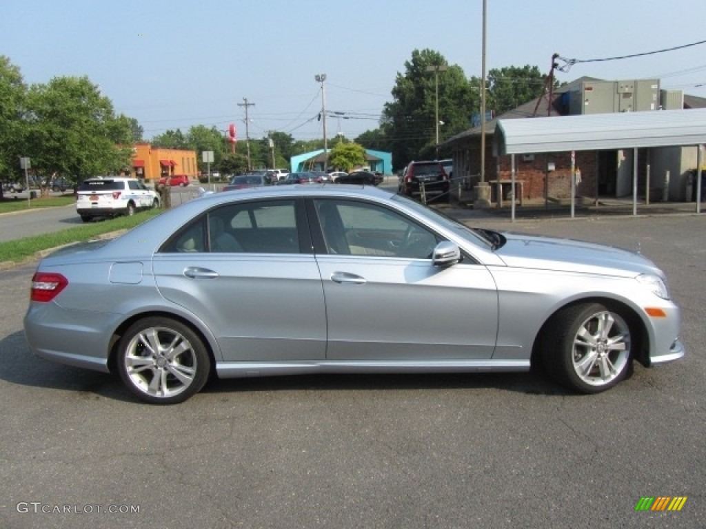 2013 E 350 Sedan - Diamond Silver Metallic / Ash/Dark Grey photo #11