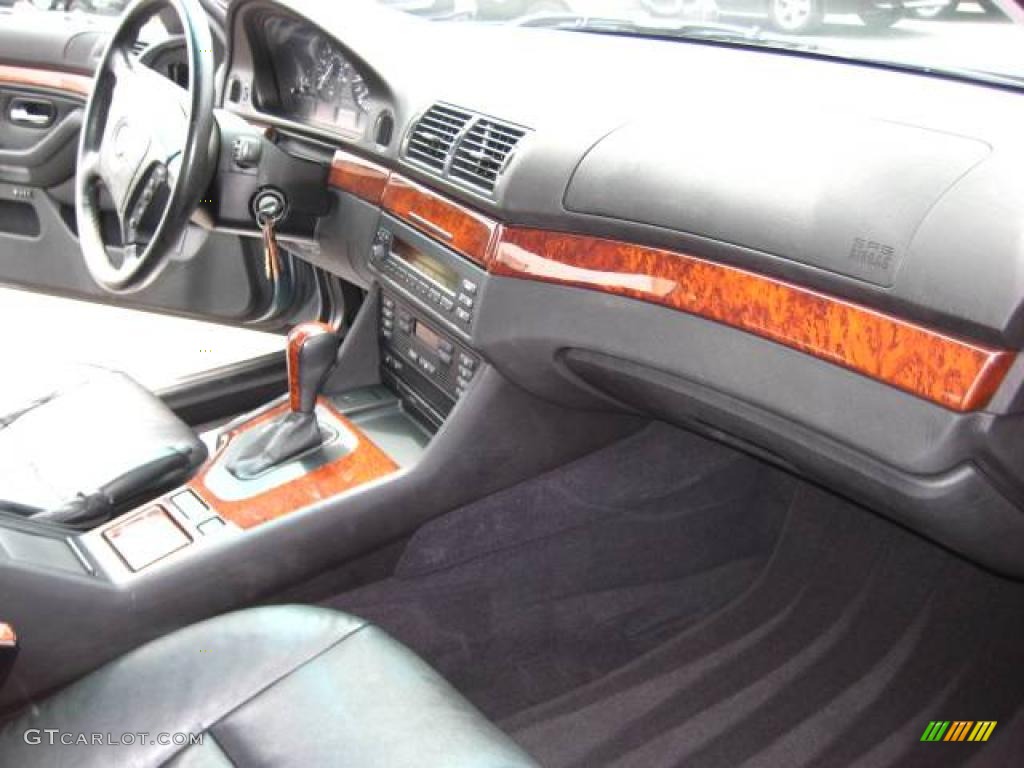 2001 5 Series 530i Sedan - Slate Green Metallic / Black photo #16