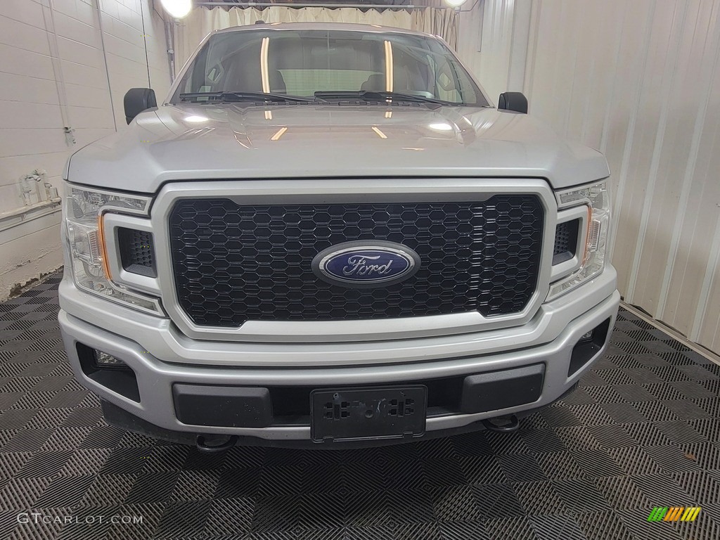 2018 F150 XL SuperCrew 4x4 - Ingot Silver / Earth Gray photo #3