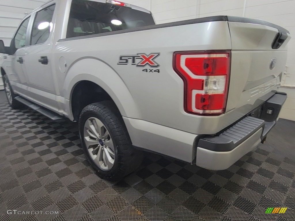2018 F150 XL SuperCrew 4x4 - Ingot Silver / Earth Gray photo #5