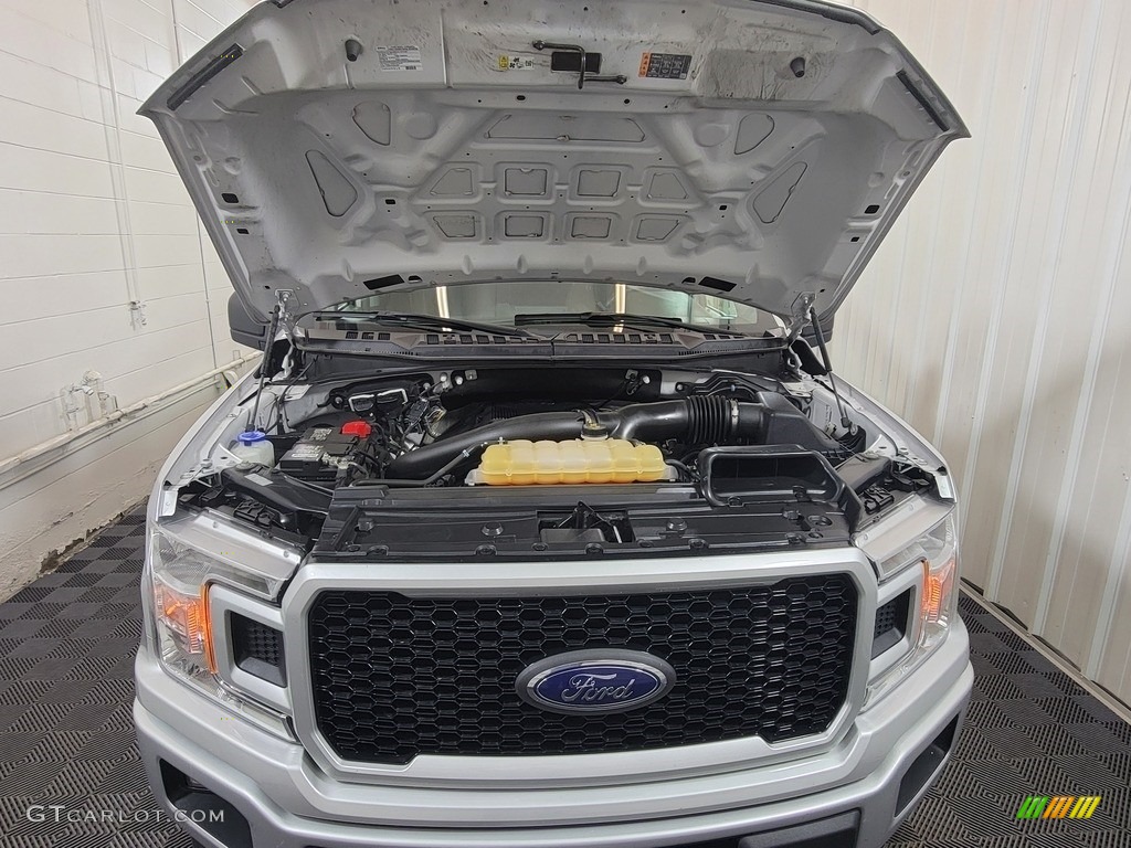2018 F150 XL SuperCrew 4x4 - Ingot Silver / Earth Gray photo #8