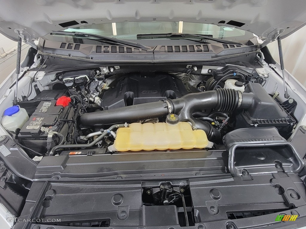 2018 F150 XL SuperCrew 4x4 - Ingot Silver / Earth Gray photo #9