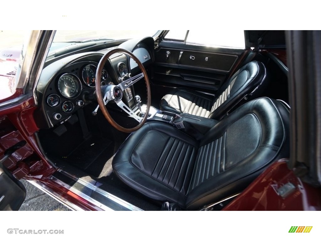 1967 Corvette Convertible - Marlboro Maroon / Black photo #3