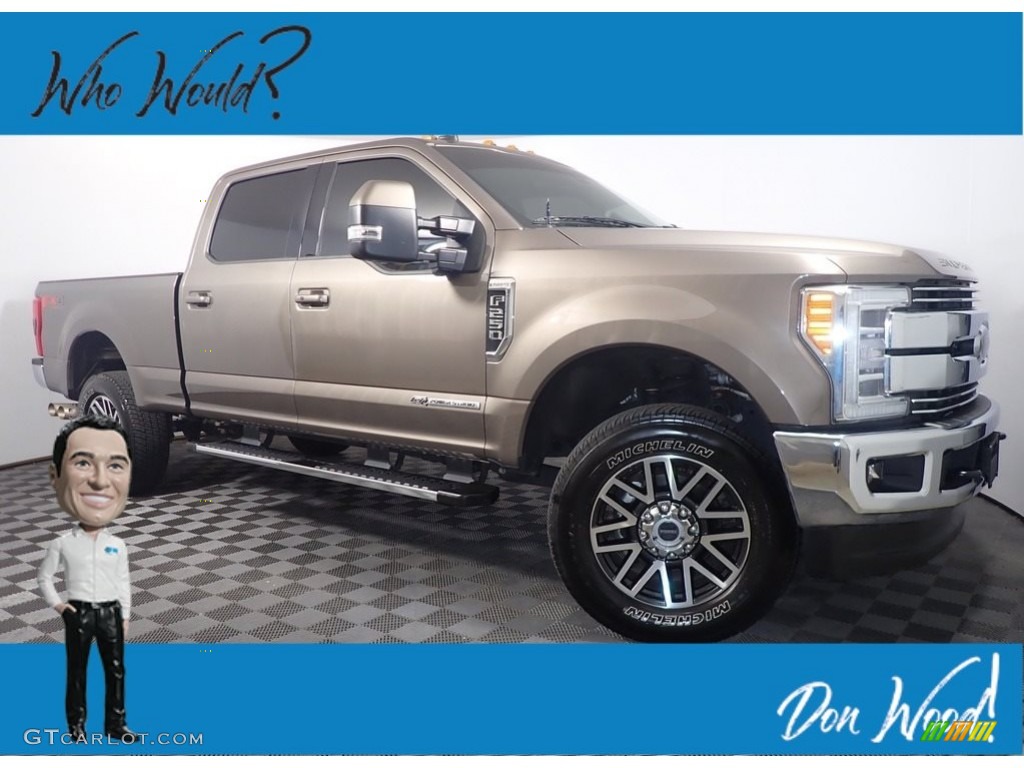 2019 F250 Super Duty Lariat Crew Cab 4x4 - Stone Gray / Dark Marsala photo #1