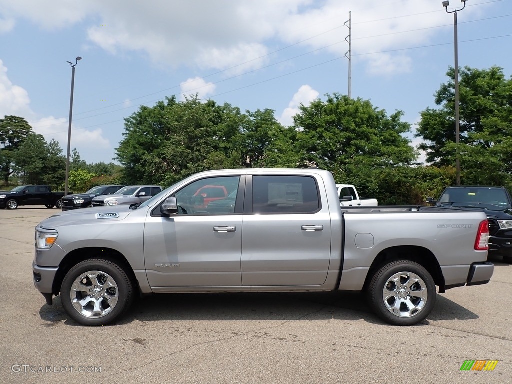 Billet Silver Metallic 2021 Ram 1500 Big Horn Crew Cab 4x4 Exterior Photo #142506987