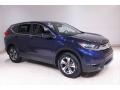 2018 Obsidian Blue Pearl Honda CR-V LX AWD  photo #1