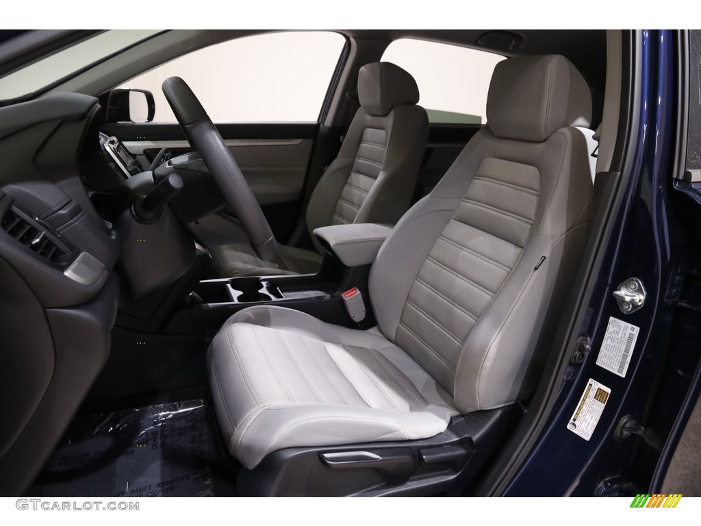 2018 CR-V LX AWD - Obsidian Blue Pearl / Gray photo #5