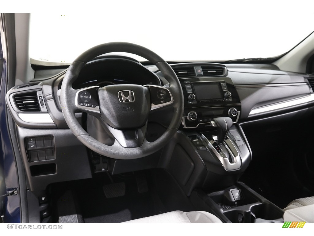 2018 CR-V LX AWD - Obsidian Blue Pearl / Gray photo #6