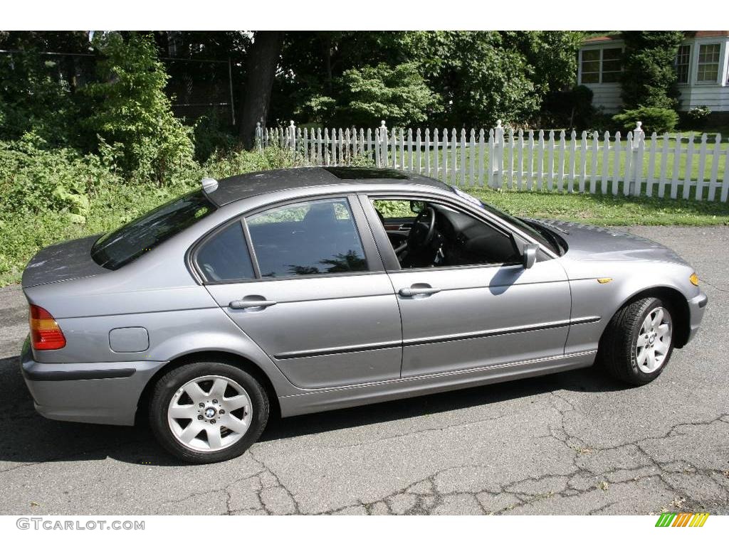 2004 3 Series 325xi Sedan - Silver Grey Metallic / Black photo #4