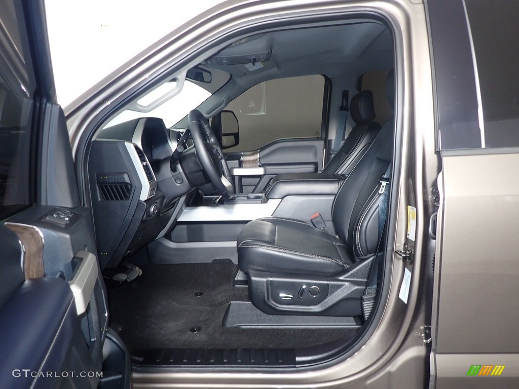 2019 F250 Super Duty Lariat Crew Cab 4x4 - Stone Gray / Dark Marsala photo #24
