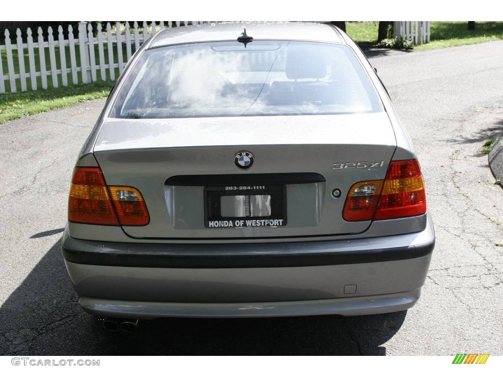 2004 3 Series 325xi Sedan - Silver Grey Metallic / Black photo #6