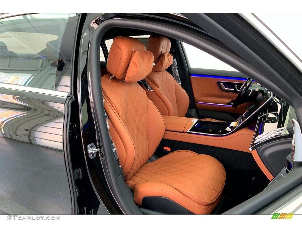 Sienna Brown/Black Interior 2021 Mercedes-Benz S 580 4Matic Sedan Photo #142508412