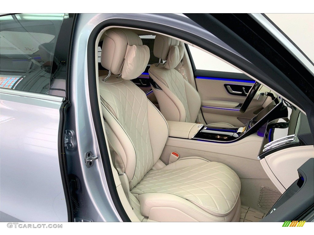Macchiato Beige/Magma Grey Interior 2021 Mercedes-Benz S 580 4Matic Sedan Photo #142509045